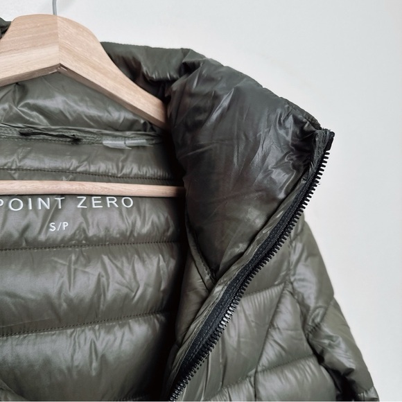 Point Zero Womens Small Pro Long Mid Weight Puffer Jacket Juniper - Picture 16 of 16